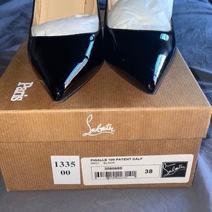 Christian Louboutin Pigalle Black Patent Calf